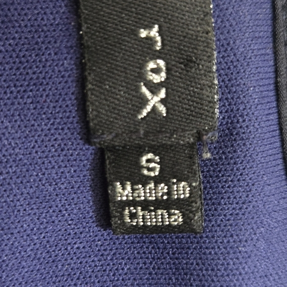 Navy Blue Aztec Embroidered Midi Dress. Size Small - Picture 9 of 12